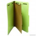 Universal 10251 Pressboard Classification Folder Letter Four-Section Green (Box of 10) - B001TQFQAI