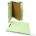 Universal 10253 Pressboard Classification Folder Letter Four-Section Gray-Green (Box of 10) - B0013CPYGY