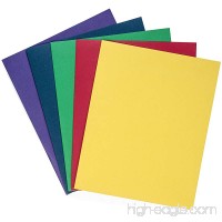 Blue Summit Supplies 50 Two Pocket Folders  Designed for Office and Classroom Use  Assorted 5 Colors  50 Pack Colored 2 Pocket Folders - B078KF7VVS