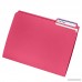 File Folder 1/3 Cut Tab Letter Size Red Great for organizing and easy file storage 100 Per Box - B072KWJGWX