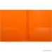 Lion 2-Pocket Plastic Folder with Fasteners Orange 1 Folder (92310-OR) - B00FFJWX4C