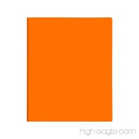 Lion 2-Pocket Plastic Folder with Fasteners  Orange  1 Folder (92310-OR) - B00FFJWX4C