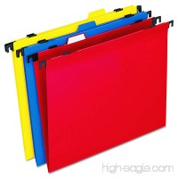 Pendaflex 99917 Two-in-One Colored Poly Folders with Built-In Tabs  Letter  Assorted (Pack of 10) - B000RWH5Q8