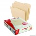 Pendaflex CutLess File Folders with Softer Paper Edges Letter Size Manila 1/3 Cut Tabs in Assorted Positions 100 Per Box (48420) - B00016ZLE8