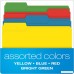 Pendaflex File Folders Letter Size 1/3 Cut Assorted Colors 50 Folders per Box (75706) - B00IT4OXH0