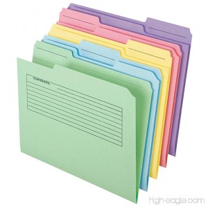 Pendaflex Printed Notes File Folders 1/3 Cut Top Tab Letter Size Assorted Colors 30 per pack (45269) - B000V7RDHU
