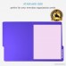Plastic file folder letter size 3 color 1/3 cut tab 50 Per Box - B071HXVCM9