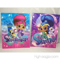 Set of 2 Shimmer and Shine Folders (2 Pockets  3 Rings) - Disney - B074MP8LMW