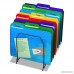 Smead 10540 Slash Pocket Poly File Folders 1/3 Cut Top Tab Letter Assorted (Box of 30) - B0015ZYBV8