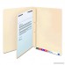 Smead 68027 Manila Self-Adhesive End/Top Tab Folder Dividers 2-Sections Letter (Box of 100) - B00006ICM4
