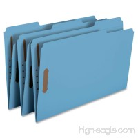 Smead Fastener File Folder  2 Fasteners  Reinforced 1/3-Cut Tab  Legal Size  Blue  50 per Box (17040) - B001AFFHNO