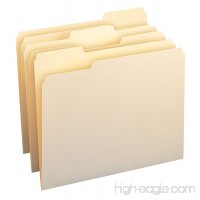 Smead File Folder  1/3-Cut Tab  Letter Size  Manila  24 per Pack (11928) - B0056X9O1M