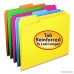 Smead File Folder Reinforced 1/3-Cut Tab Letter Size Green 100 per Box (12134) - B00006IEVK