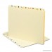 Smead Heavyweight File Guides 1/5-Cut Tab (A-Z) Letter Size Manila Set of 25 (50176) - B000KIBSLC