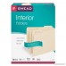 Smead Interior File Folder 1/3-Cut Tab Letter Size Manila 100 per Box (10230) - B00006IF18