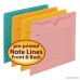 Smead Notes File Jacket Letter Size Assorted Colors 12 per Pack (75616) - B01M1NRF52