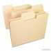 Smead SuperTab File Folder Oversized 1/3-Cut Tab Letter Size Manila 100 Per Box (10301) - B0013CNU6U