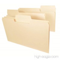 Smead SuperTab Heavyweight File Folder  Oversized 1/3-Cut Tab  Legal Size  Manila  50 Per Box (15401) - B0064LBWSI