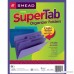 Smead SuperTab Organizer Folder Oversized 1/3-Cut Tab 2 Dividers Letter Size Assorted Colors 3 per Pack (11989) - B00H6BMALS