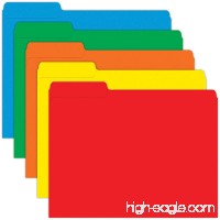 Top Notch Teacher Products TOP3370 Primary Color File Folders  0.6" Height  4.7" Wide  5.9" Length  Mini (25 per Package) - B01J32RZI0