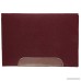 Wool Felt File Folder - 2 Pack of 13 Inch Laptop Briefcase Portable Holder or A4 Document Paper Organizer Portfolio Bag with Snap Buttons and Brown Faux Leather Accent in Gray and Burgundy - B07838DFTP