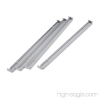 Alera ALELF3036 Two Row Hangrails for 30 or 36 Files Aluminum (Pack of 4) - B009ZMYLX6