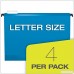 Pendaflex SureHook Reinforced Extra Capacity Hanging Pockets Letter Size Assorted Colors 4/PK (09213) - B006K0PM6Q