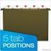 Pendaflex SureHook Reinforced Hanging Folders Letter Size Standard Green 20 per Box (6152 1/5) - B002HICRIQ