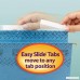 Smead 64040 Tuff Hanging Folder with Easy Slide Tab Letter Assorted 15/Pack - B01E29HIHW