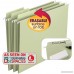 Smead Erasable FasTab Hanging File Folder 1/3-Cut Built-In Tab Letter Size Moss 20 per Box (64032) - B00AHV7MJO