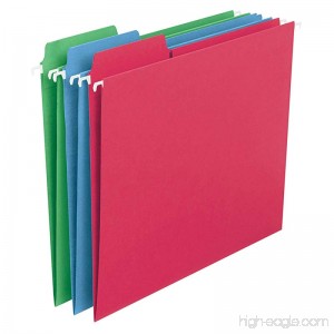 SMEAD FasTab Colored Hanging Folders Letter 30ct - B007FH0U7O
