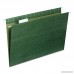 Smead Hanging File Folder 1/5-Cut Adjustable Tab Legal Size Standard Green 25 per Box (64155) - B00006IF4P