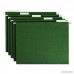 Smead Hanging File Folder with Tab 1/5-Cut Adjustable Tab Letter Size Standard Green 25 per Box (64055) - B00006IF4D