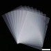 20 Pack Clear A4 Size Document Folder Copy Safe Project Pockets Transparent File Holder Plastic Paper Jacket - B07D323MPM