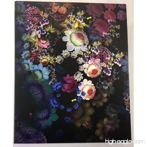 Cynthia Rowley Two-Pocket Folder Cosmic Black Floral 29728 - B0791K9T7H
