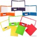 JAM PAPER Laminated Two Pocket Glossy Folders - Assorted Primary Colors - 6/pack - B00U7XXLV0