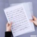 L-Type Plastic Folder Safe Project Pockets Transparent Clear Document Folder 12pcs for A4 paperPlastic Paper Jacket Sleeves in Assorted Project Folders - B073FFQ81B