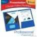 New Generation Presentation Folder/Portfolio Heavy Duty Paper UV Glossy Laminated in a Display Box 2 Pocket 6 Folders Blue - B01KKYE7LI