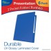 New Generation Presentation Folder/Portfolio Heavy Duty Paper UV Glossy Laminated in a Display Box 2 Pocket 6 Folders Blue - B01KKYE7LI