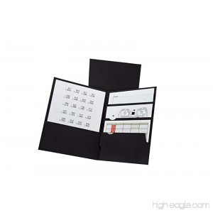 Pendaflex Divide It Up 4 Pocket Folders Letter Size Black 20 per Box (57403EE) - B00B5OUE2Y