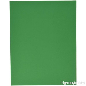 School Smart 2 Pocket Folder - 9 x 12 inch - Pack of 25 - Green - B003U6SKL2