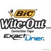 BIC White-Out Exact Liner Correction Tape Pen Non-Refillable 1/5 Inch x 236 Inches (WOELP11) - B003W100UO
