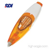 SDI i-PUSH Retractable Mechanism Correction Tape White Out Pen 4.2mm x 6m(CT-204) & 2 Refills - B07D9TPFNX