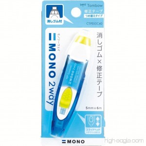 Tombow MONO 2-Way Correction Tape Blue 1-Pack - B0091GSTGG