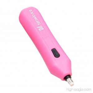 School Kids Home Office Electric Eraser Vovomay Automatic Rotation Sketch Eraser Blue (Pink) - B07FSLQXFW