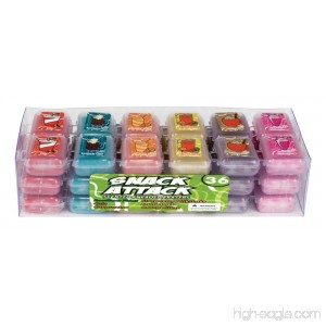 Geddes Snack Attack Scented Kneaded Eraser Assortment Set of 36 (68122) - B004FM51OO