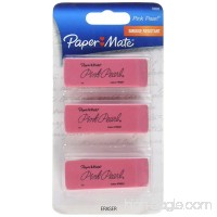 Papermate Eraser Pink 3pk Size 3pk Papermate Eraser Pink 3pk - B00LYYA8DA